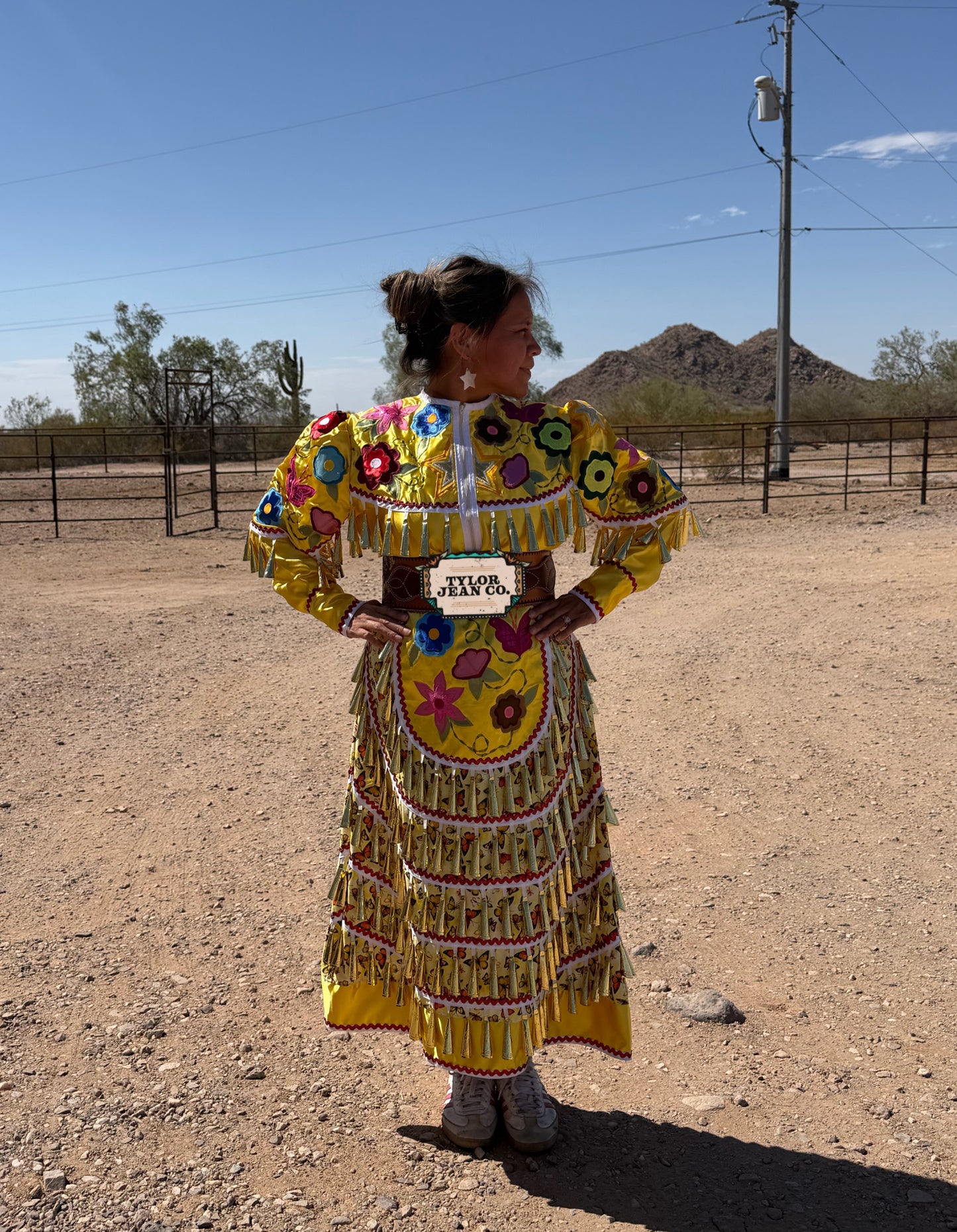 “For the love of florals” Jingle dress