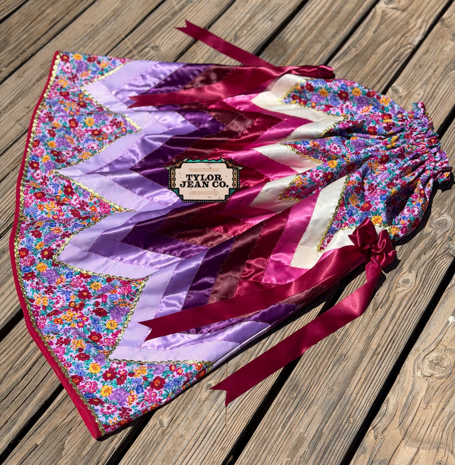 “Summer blossom” ribbon skirt