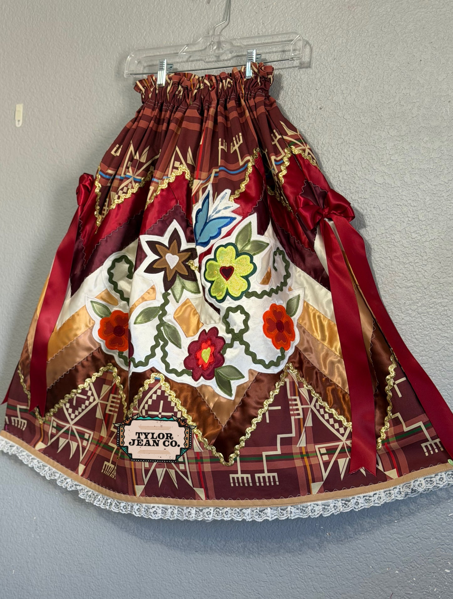 “Browns” ribbon skirt