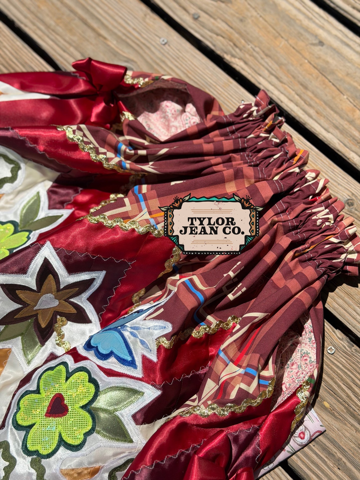 “Browns” ribbon skirt