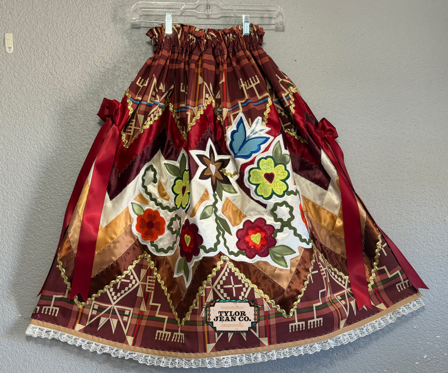 “Browns” ribbon skirt